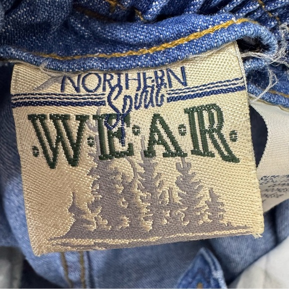 Vintage Northern Spirit Wear Button Front Denim Maxi Skirt 100% Cotton - Picture 9 of 9